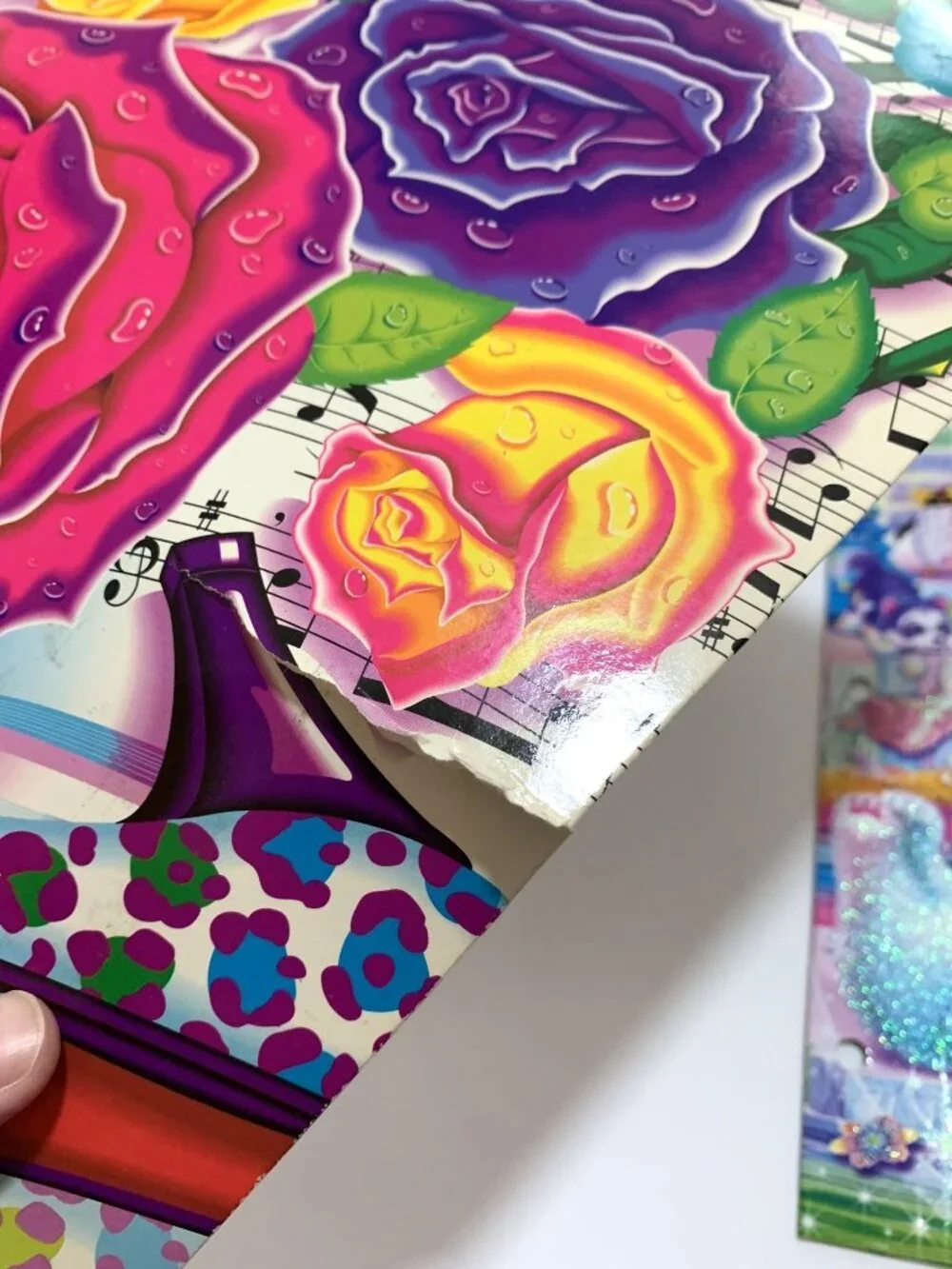Lisa Frank Pocket Folders Leopard Unicorn Polar Bear 2014 Vintage 90s Roses READ